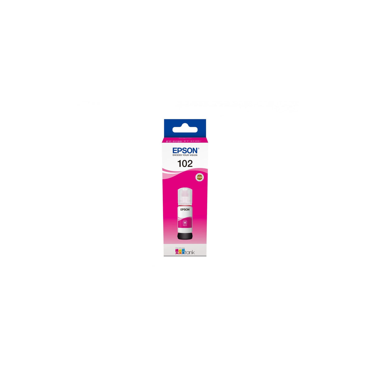 Bouteille d'encre Epson 102 EcoTank magenta (C13T03R340, 70 ml) – vue 1