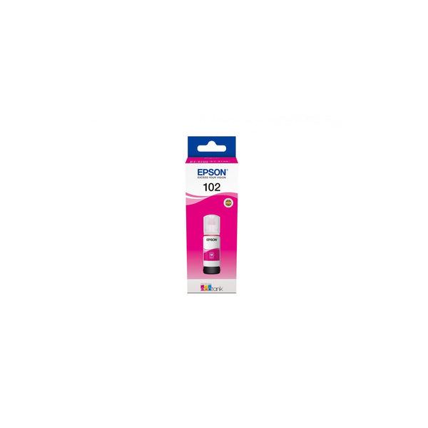 Bouteille d'encre Epson 102 EcoTank magenta (C13T03R340, 70 ml) – vue 1