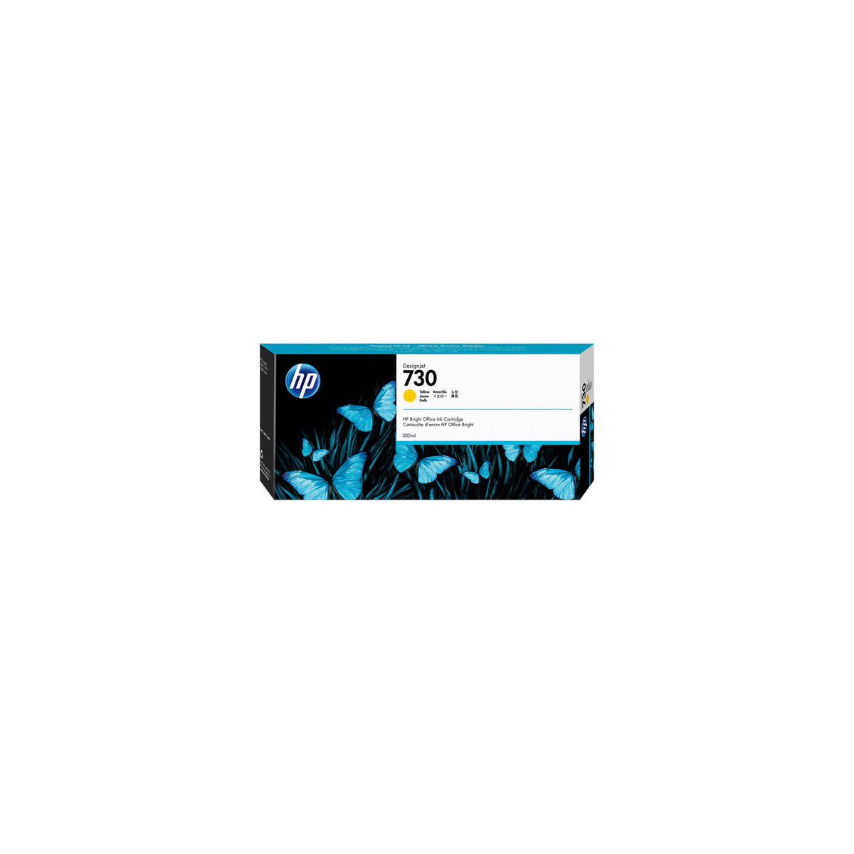 Cartouche d’encre HP 730 DesignJet jaune, 300 ml – vue 1