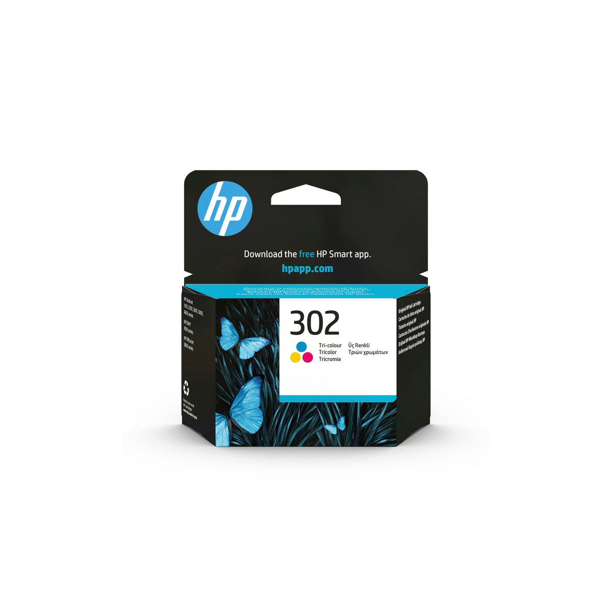 Cartouche d’encre trois couleurs HP 302 authentique – vue 1
