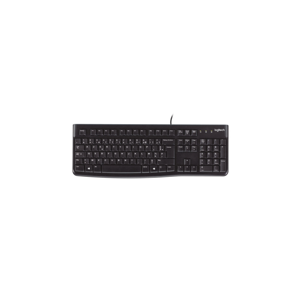 Clavier d’ordinateur standard USB K120 Logitech - Carbon – vue 1