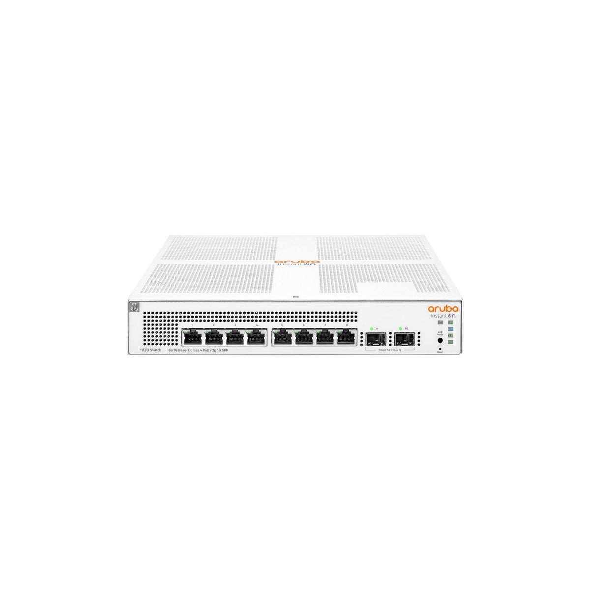 Commutateur HPE Networking Instant On Switch Series 1930 8G Class4 PoE 2SFP 124W – vue 1