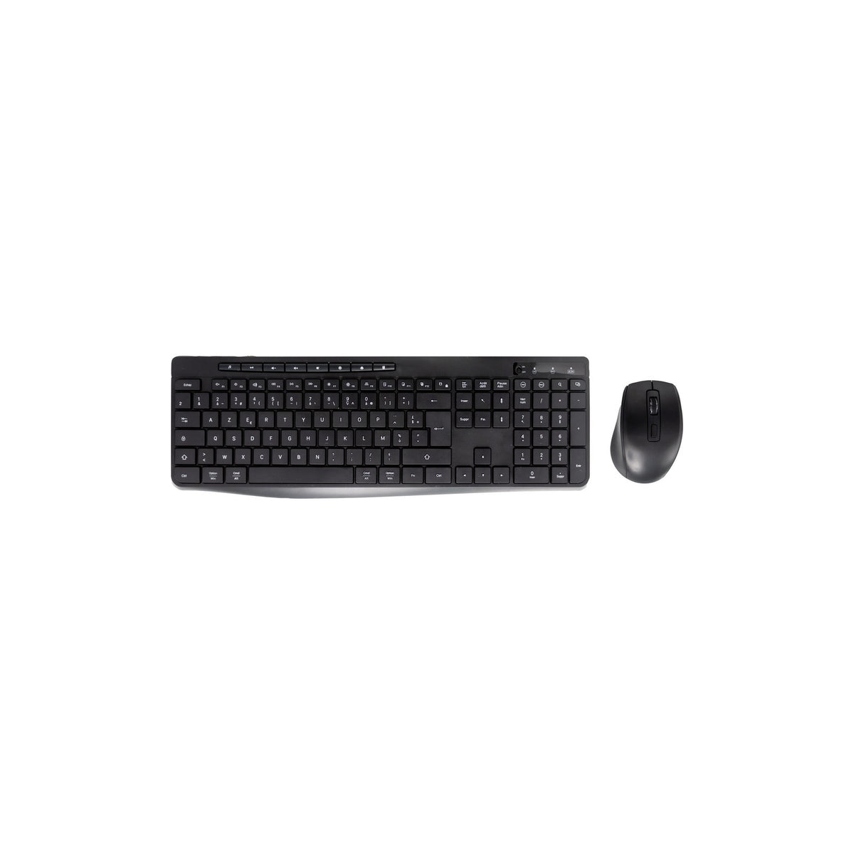 DACOMEX Pack clavier / souris KM550-W-G rechargeable certifié GRS – vue 1