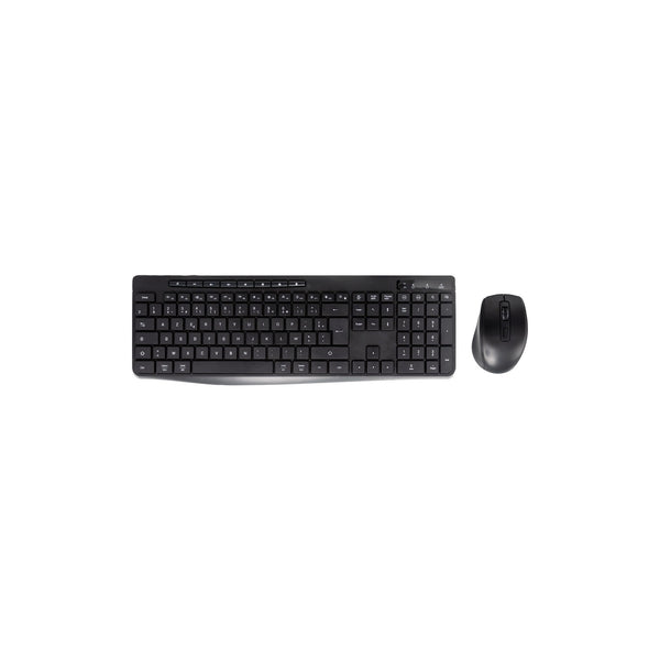 DACOMEX Pack clavier / souris KM550-W-G rechargeable certifié GRS – vue 1
