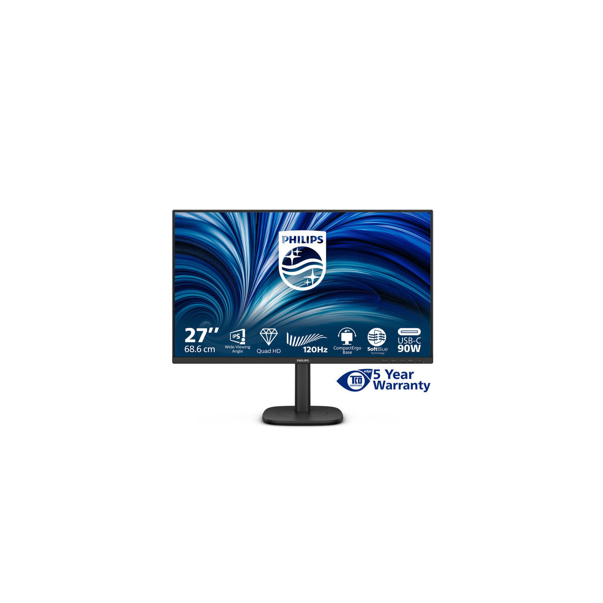 Écran PC Philips 27B2U3601/00 27" – vue 3
