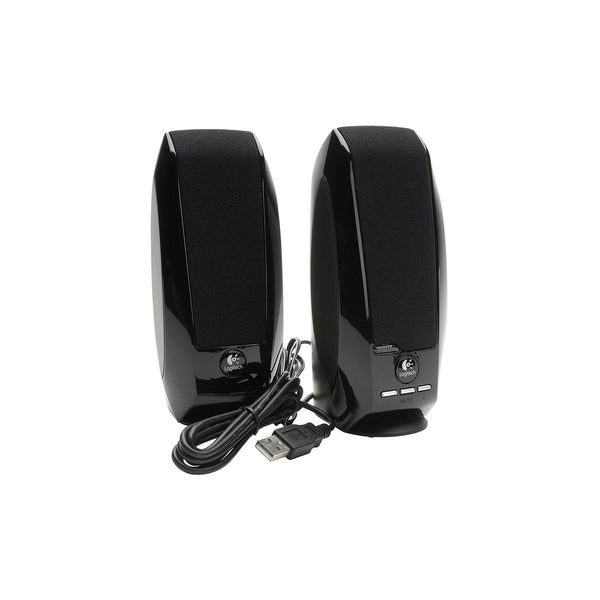 Enceintes PC Logitech S150 2.0 USB (980-000029) – noir – vue 1