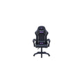 Fauteuil gaming ONLAN / Gamium Altar (finition PU diamant, accoudoirs fixes, vérin classe 3, coussins tête et lombaires) – noir/gris/violet – vue 1