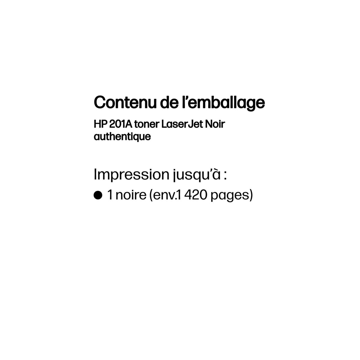 HP 201A toner LaserJet Noir authentique – vue 3