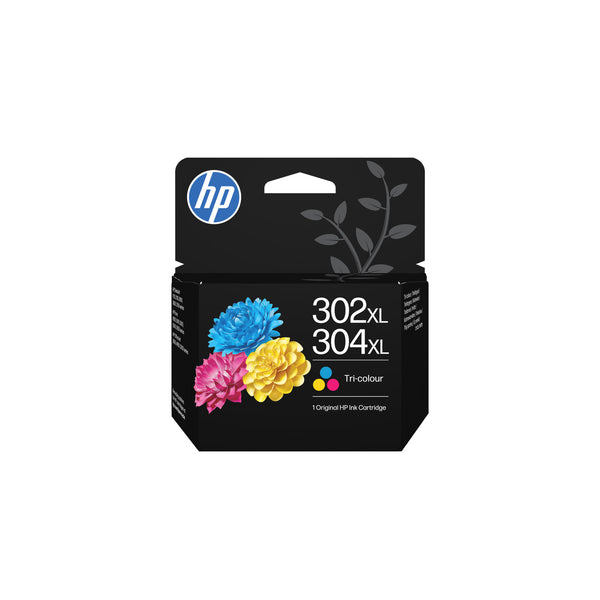 HP 302XL/304XL Cartouche d’encre trois couleurs authentique – vue 1