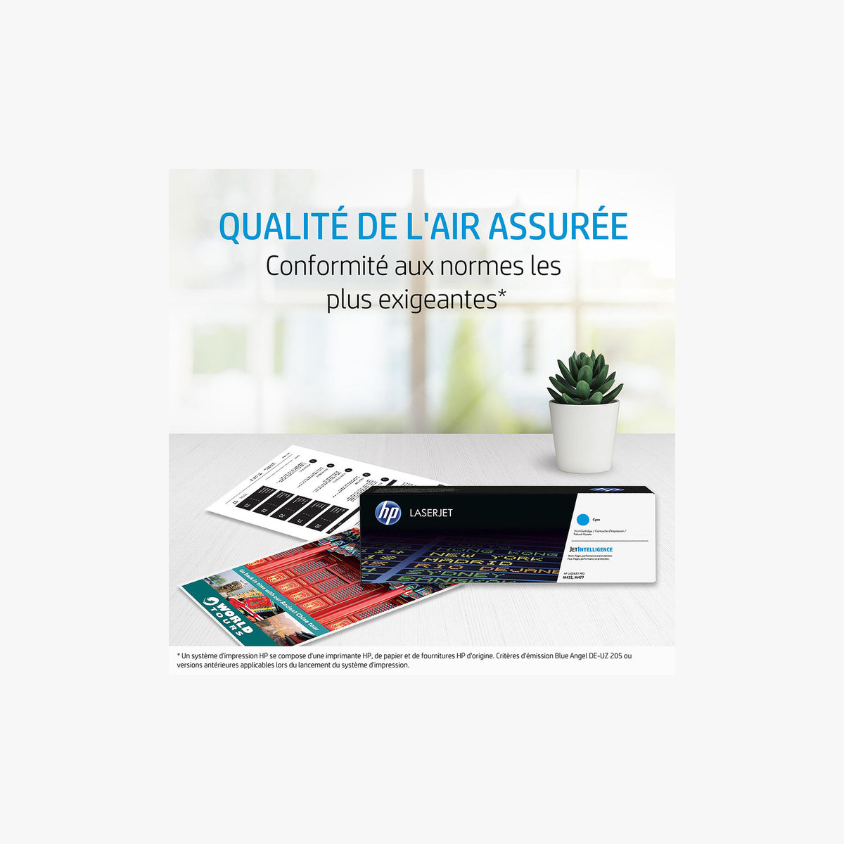 HP 410A toner LaserJet jaune authentique – vue 2