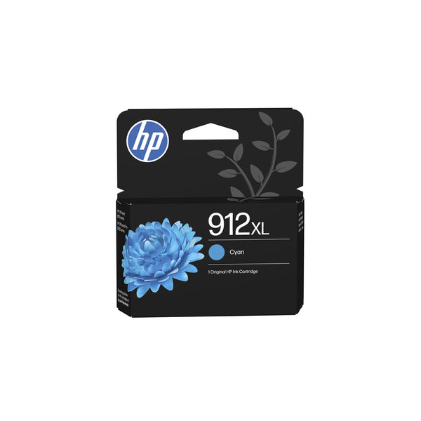 HP 912XL Cartouche d'encre cyan authentique, grande capacité – vue 1