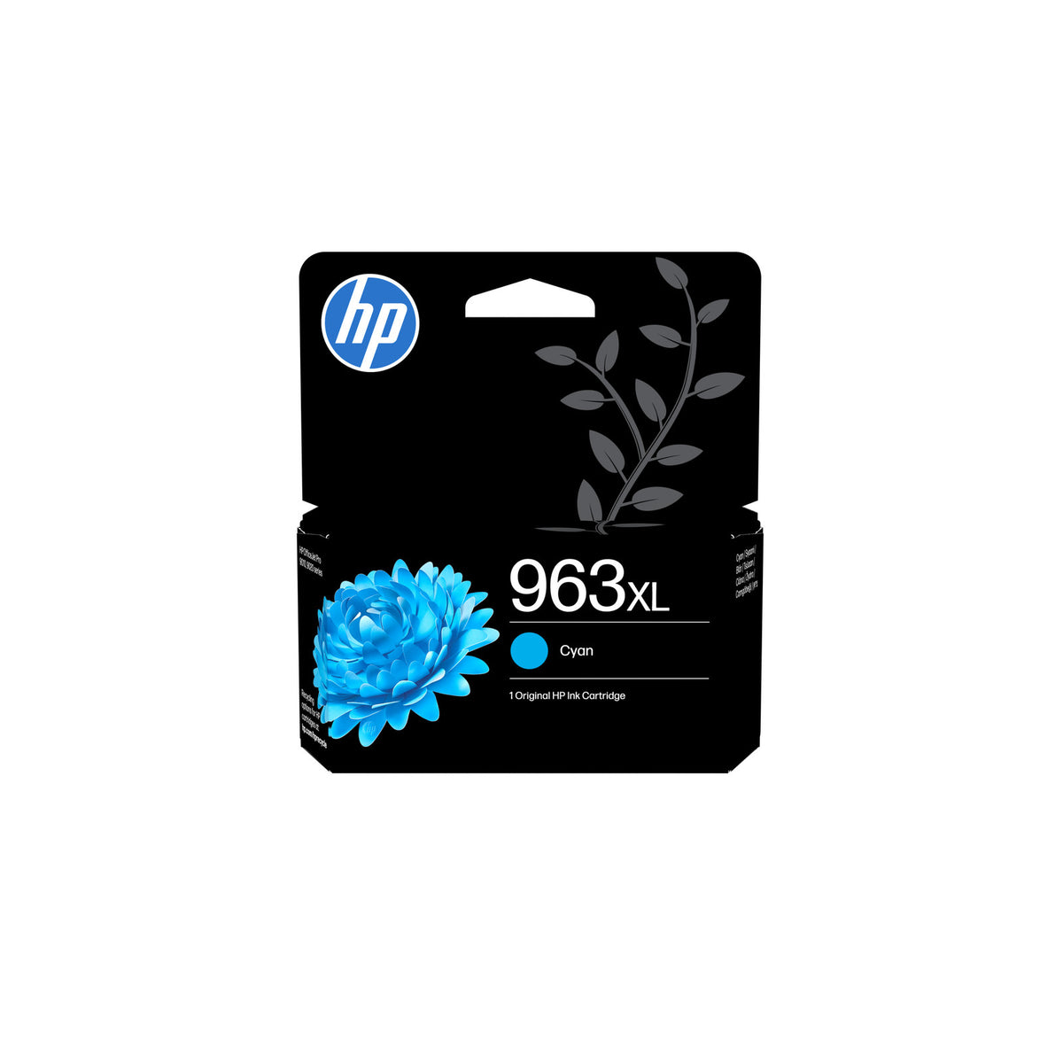 HP 963XL Cartouche d'encre cyan authentique, grande capacité – vue 1