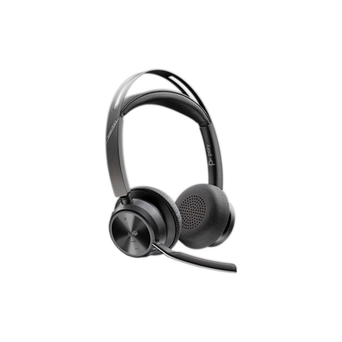 HP Poly Micro-casque Poly Voyager Focus 2 USB-C-C certifié Microsoft Teams + adaptateur USB-C/A +base de chargement – vue 1