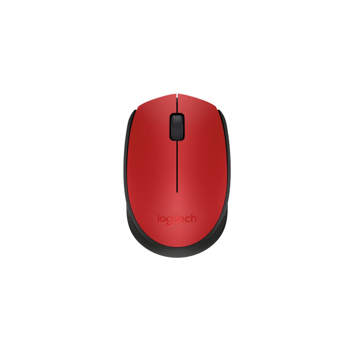 Logitech SOURIS SANS FIL M171 - Rouge/Noir – vue 1