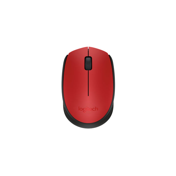 Logitech SOURIS SANS FIL M171 - Rouge/Noir – vue 1