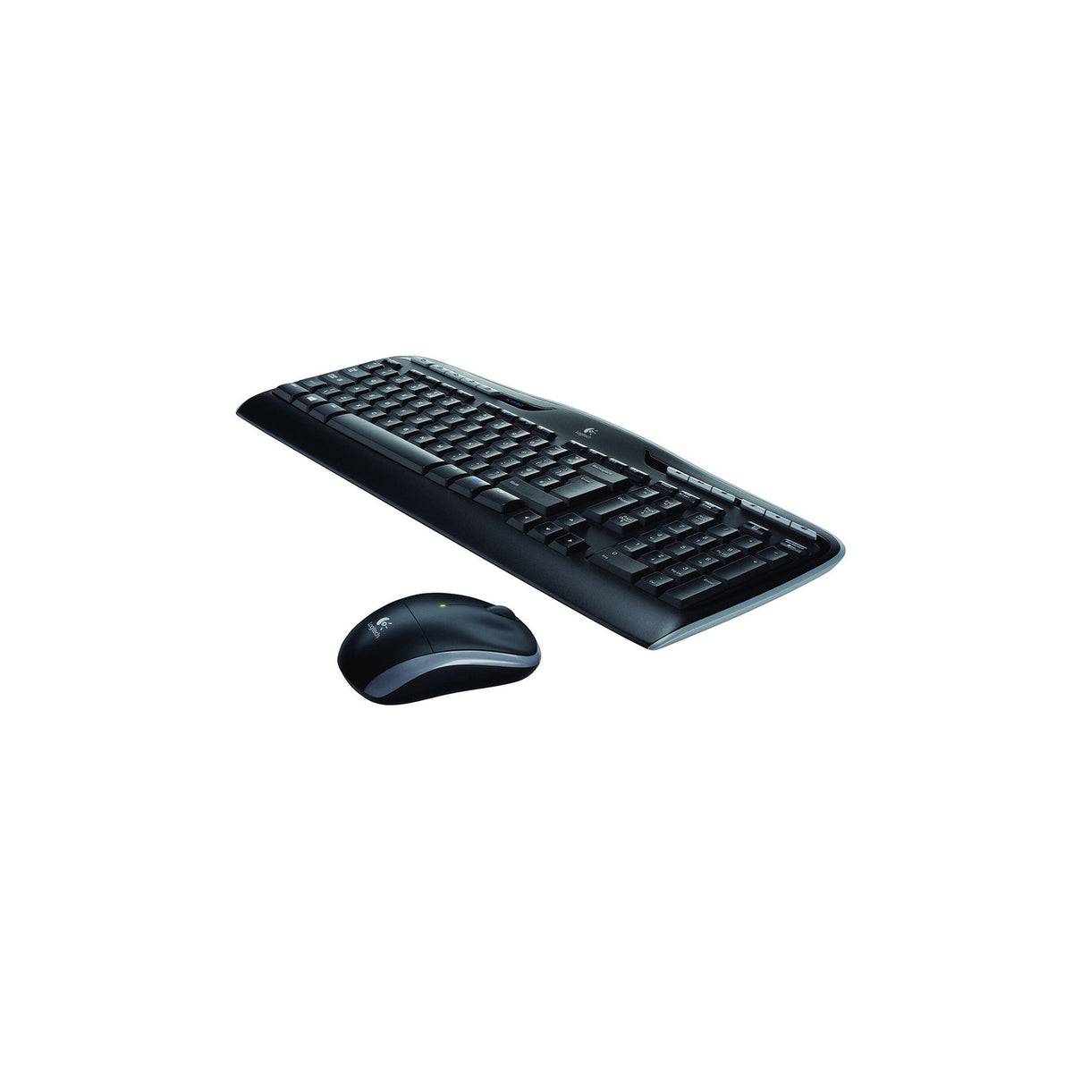 Pack clavier + souris sans fil Logitech Wireless Desktop MK330 (AZERTY français, récepteur USB 2,4 GHz) – noir – vue 2