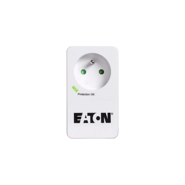 Parafoudre Eaton Protection Box 1 FR (PB1F), 1 prise française 16 A, 4 000 W – blanc/noir – vue 1