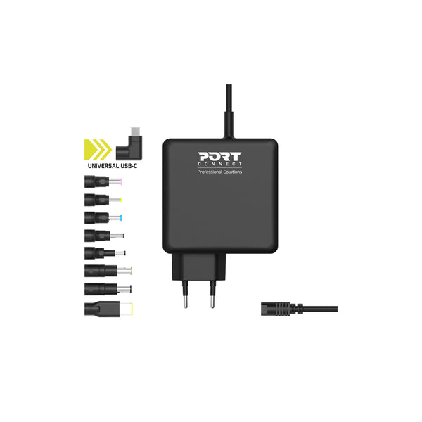PORT Designs Alimentation secteur universelle + USB-C 90W – vue 1