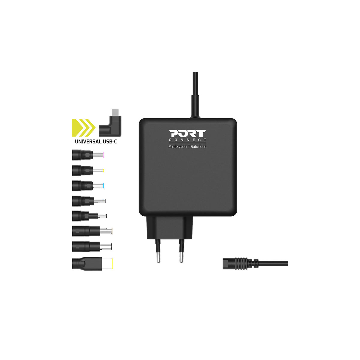 PORT Designs Alimentation secteur universelle + USB-C 90W – vue 1