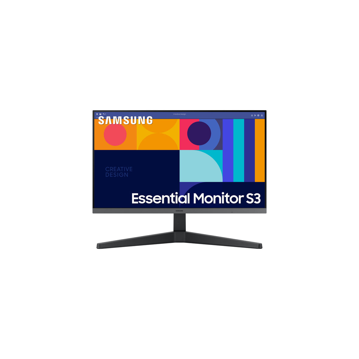 Samsung 23,8" Essential Monitor S3 S33GC FHD 100Hz – vue 2