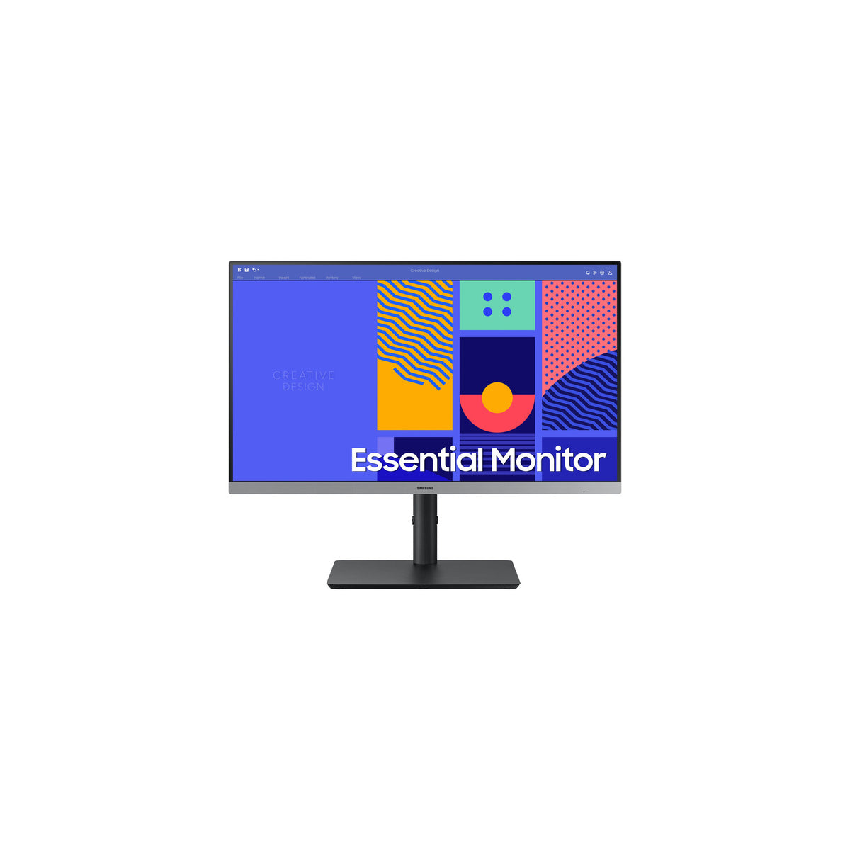 Samsung 23,8" Essential Monitor S4 S43GC FHD 100Hz – vue 3