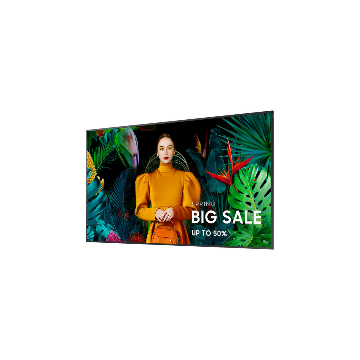 Samsung 50" Crystal UHD Signage QBC – vue 3