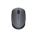 Souris sans fil Logitech M170 (récepteur USB 2,4 GHz, 3 boutons) – gris – vue 1