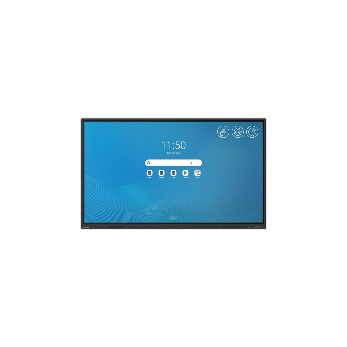 Speechi Écran interactif SuperGlass Essential 65" – vue 1