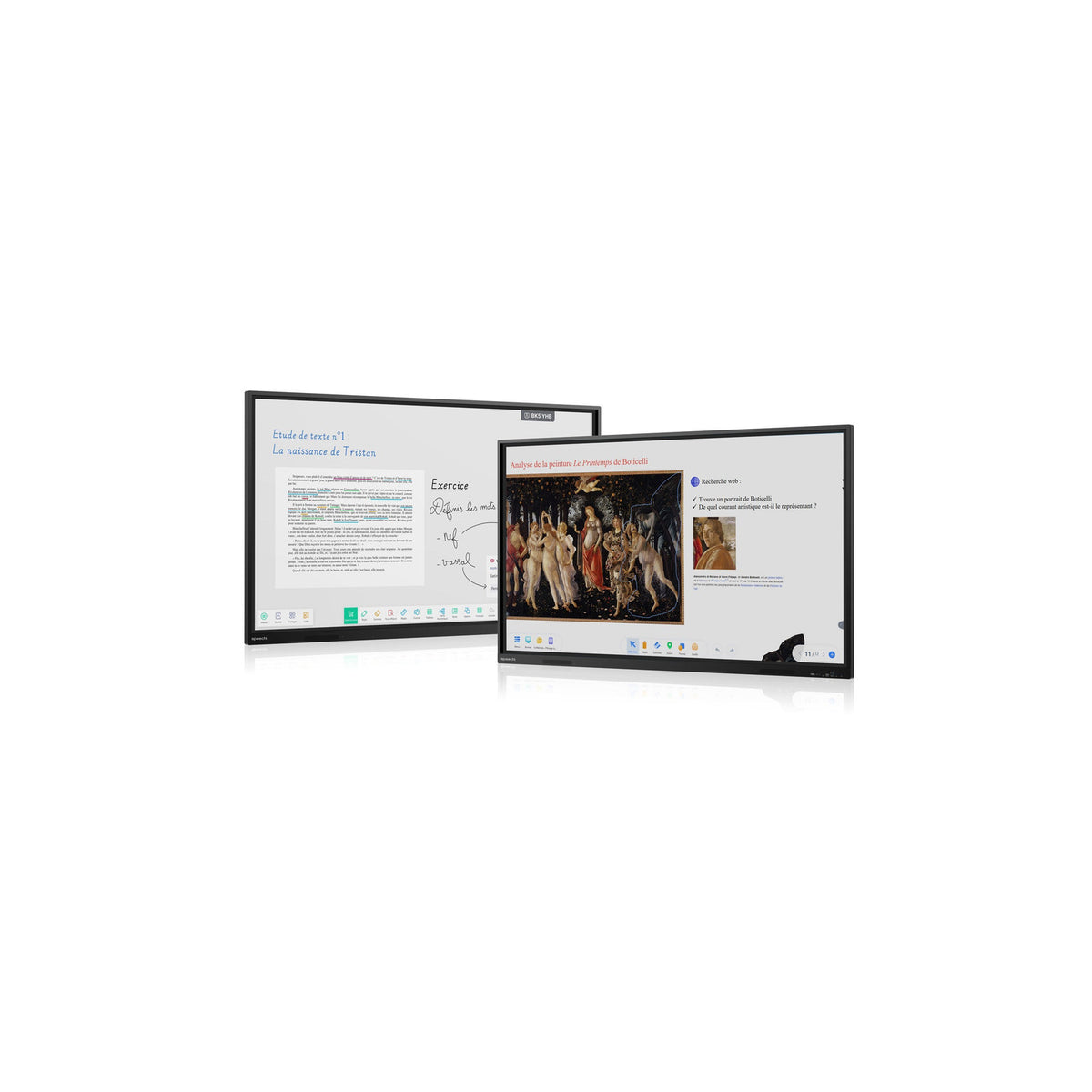 Speechi Écran interactif SuperGlass Essential 75" – vue 3