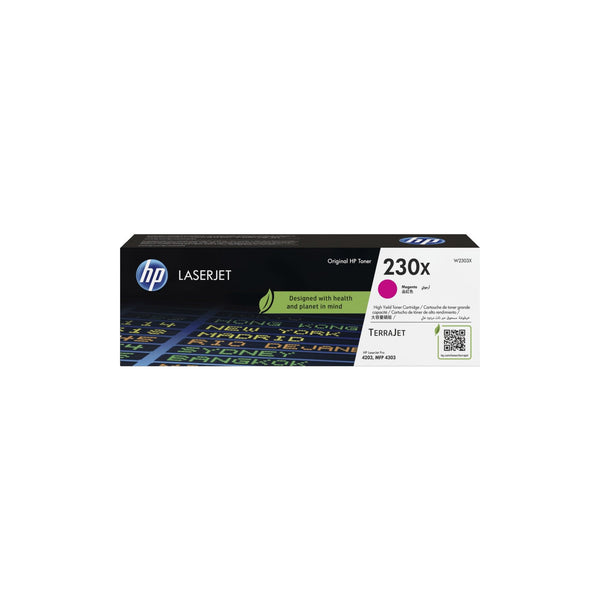 Toner HP 230X magenta authentique (W2303X), 5 500 pages – vue 1