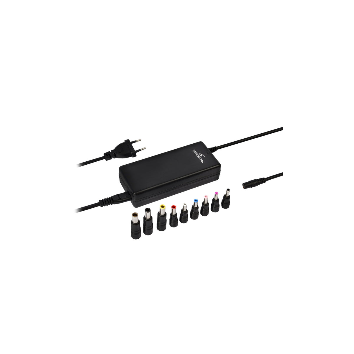 Alimentation universelle pour ordinateur portable 90 W Bluestork BS-PW-NB90/FB3 (9 embouts) – vue 1