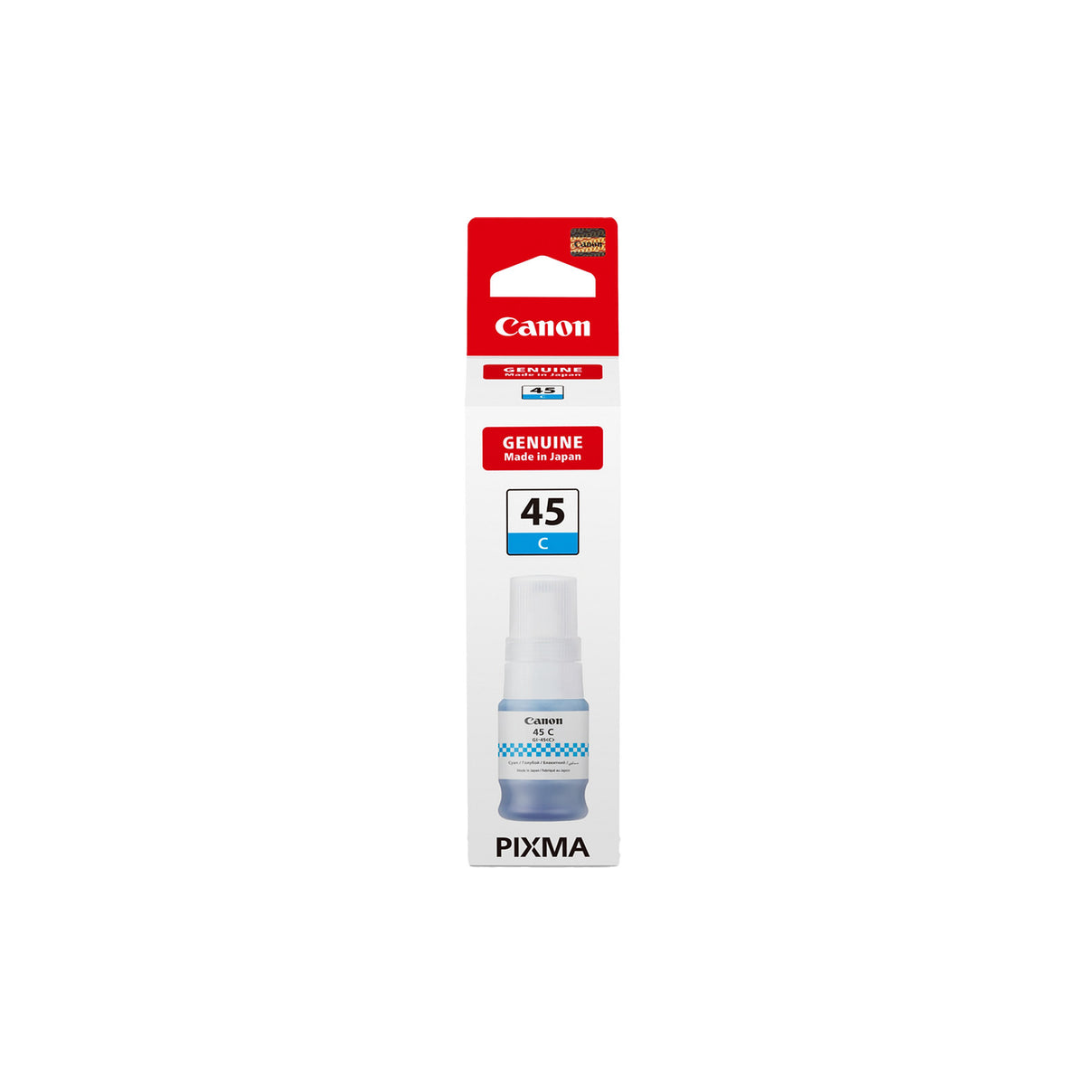 Bouteille d'encre Canon GI-45 C cyan – vue 2