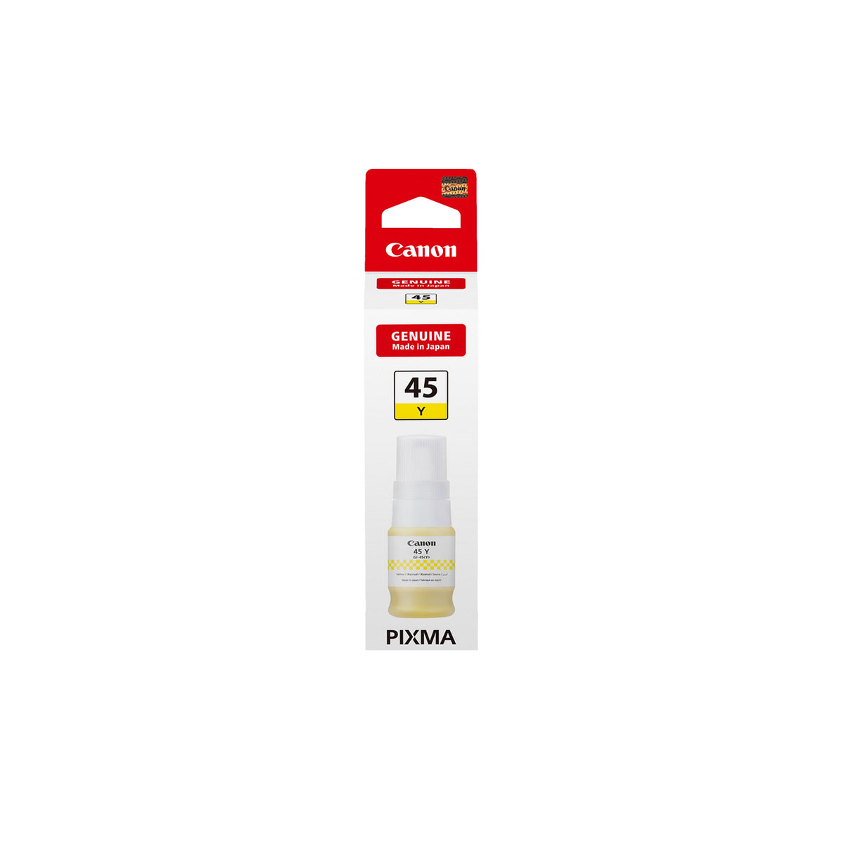 Bouteille d'encre Canon GI-45 Y jaune – vue 2