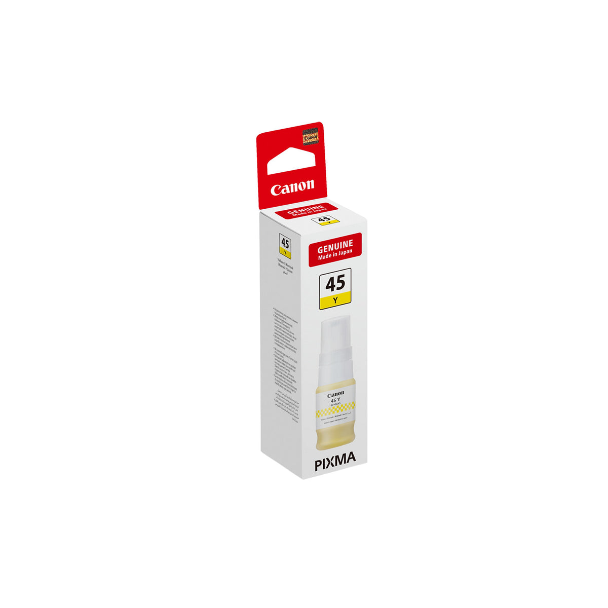 Bouteille d'encre Canon GI-45 Y jaune – vue 3