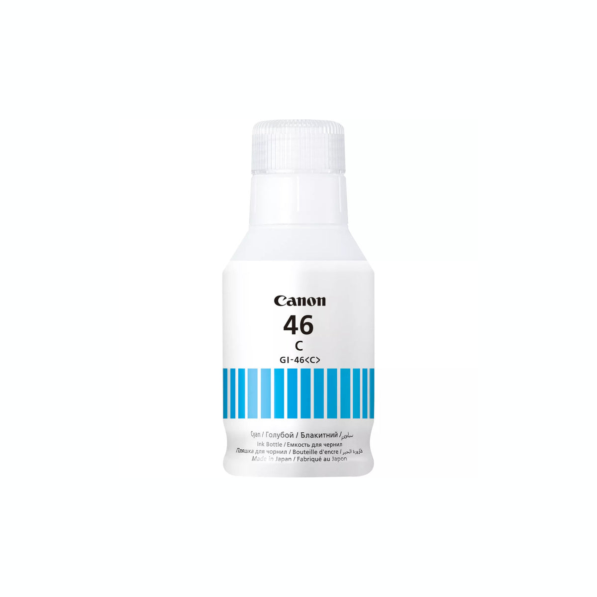 Bouteille d'encre Canon GI-46 C cyan – vue 1