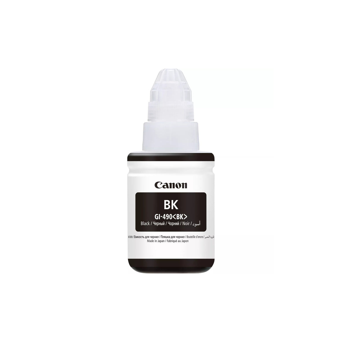 Bouteille d'encre Canon GI-490 BK noir – vue 1