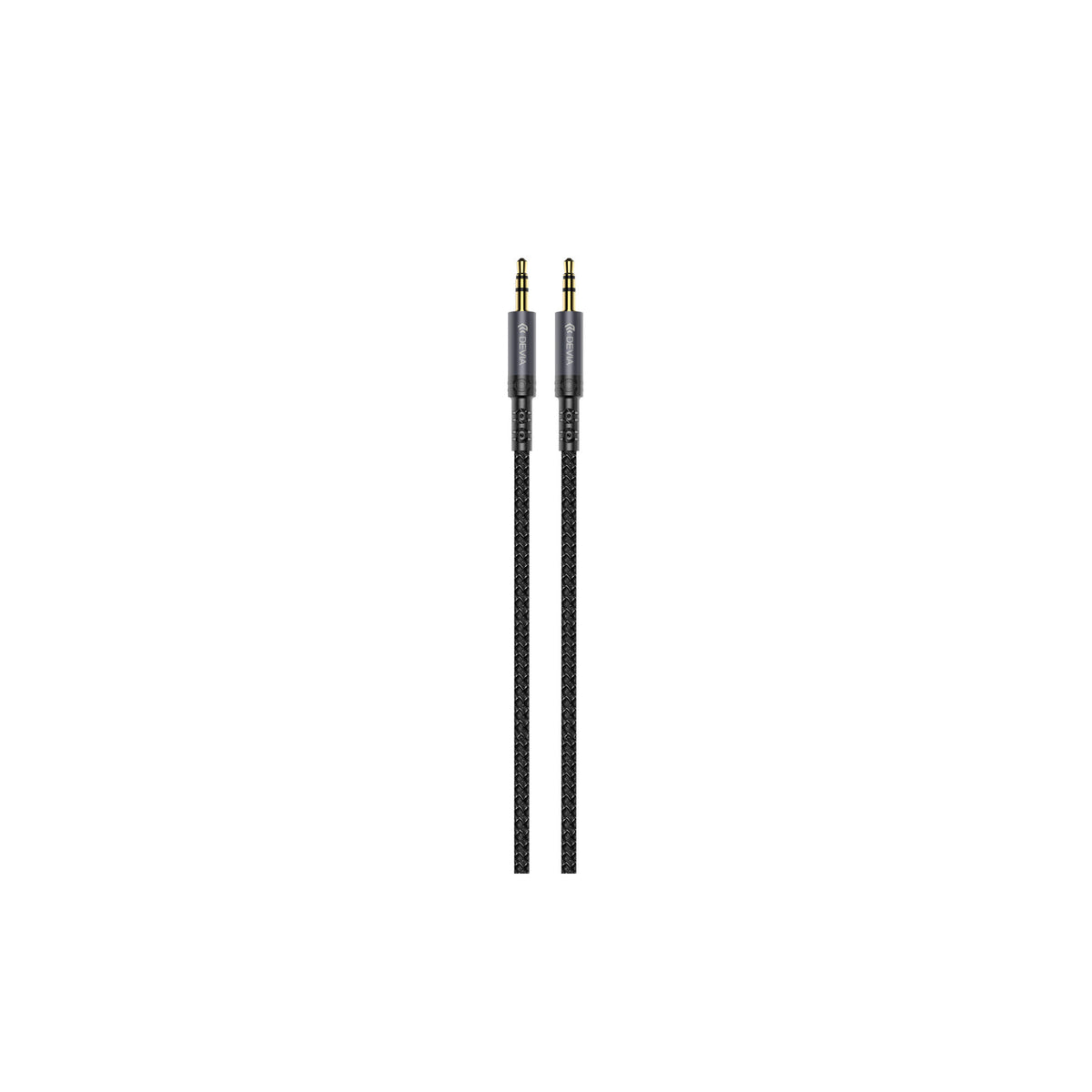 Câble audio jack 3,5 mm tressé Devia Ipure Series – 1 m – vue 2