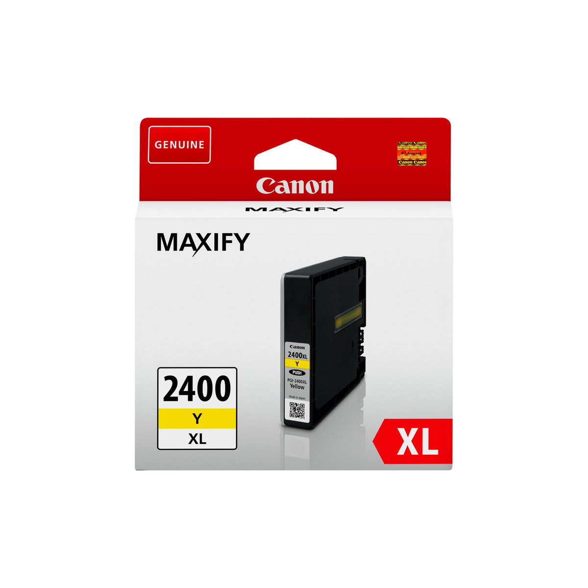 Cartouche d'encre Canon PGI-2400XL jaune (haut rendement) – vue 3