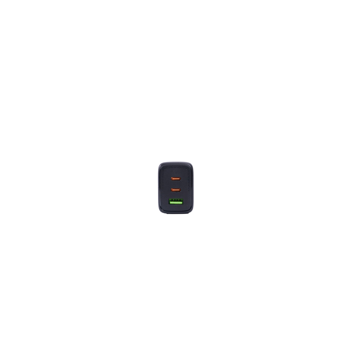 Chargeur compact GaN 65 W double USB-C / USB-A Bluestork PW-65-CCA – noir (câble USB-C inclus) – vue 2