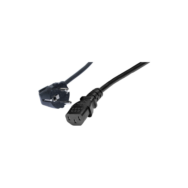 Cordon d'alimentation PC CEE7 / C13 noir - 3,0 m – vue 1