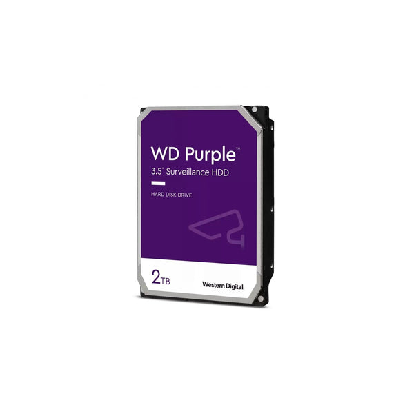 Disque dur WD Purple 2 To 3,5" SATA 5 400 tr/min 256 Mo (WD22PURZ) pour vidéosurveillance – vue 1