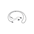 Écouteurs filaires intra-auriculaires USB-C Samsung EO-IC100 by AKG – noir – vue 1