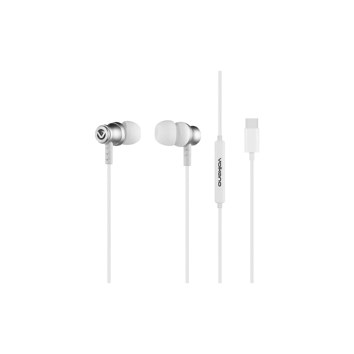 Écouteurs USB-C Volkano Prism 2.0 Series – blanc (VK-1019-WT) – vue 2