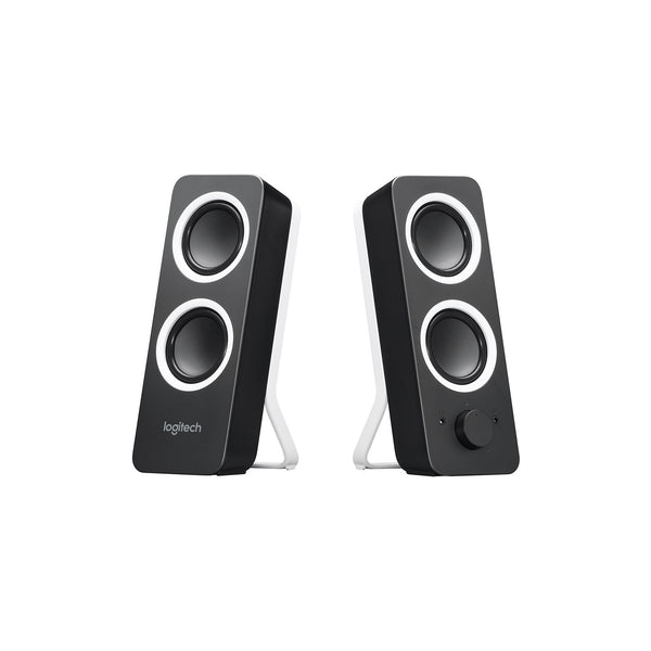 Enceintes PC 2.0 Logitech Z200 – 5 W RMS, entrée auxiliaire 3,5 mm – noir – vue 1