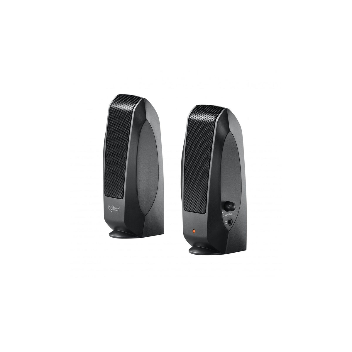 Enceintes PC Logitech S120 2.0 (980-000010), 2,2 W RMS, jack 3,5 mm – noir – vue 2