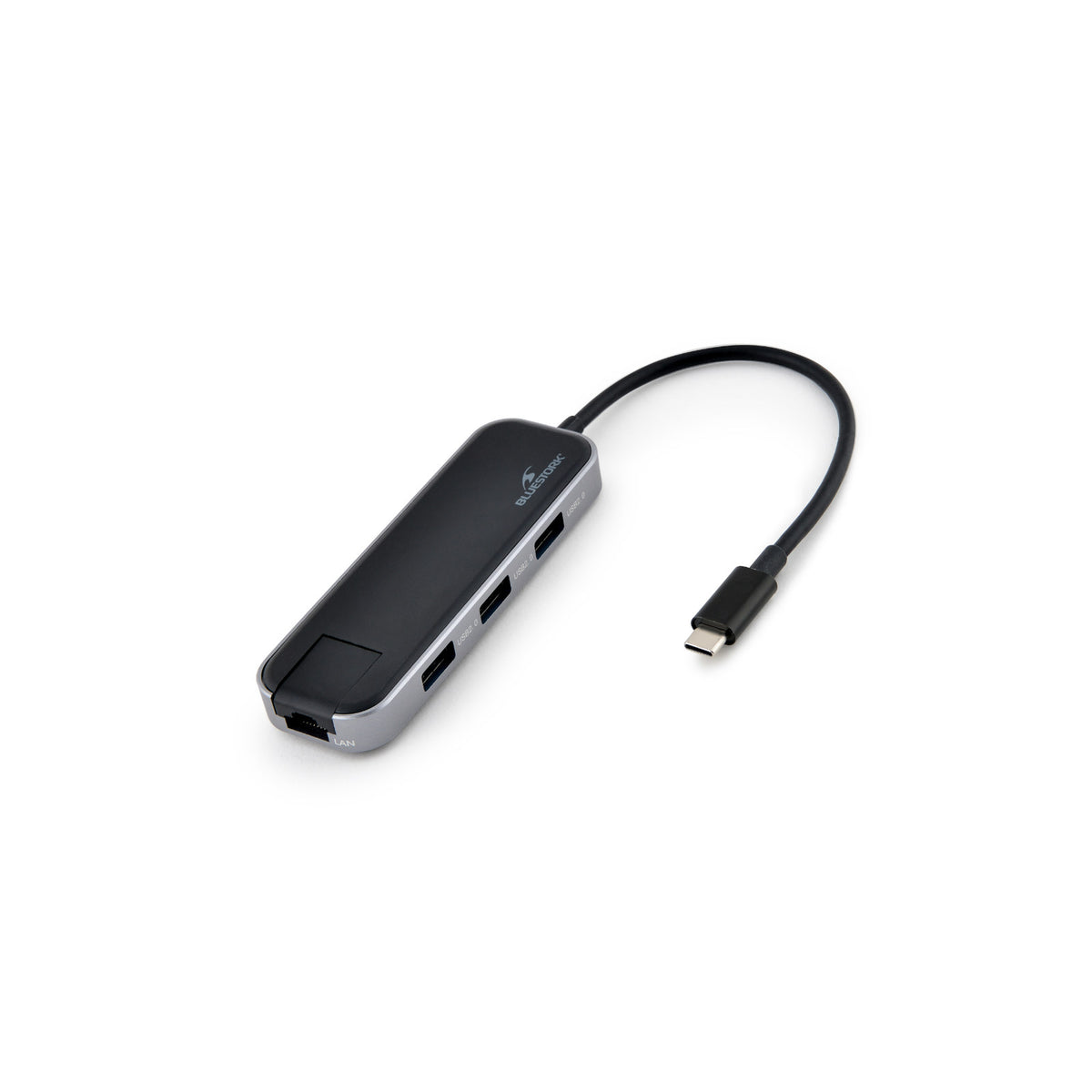 Hub USB-C Bluestork Hub Office (HDMI, RJ45, 3 × USB, USB-C Power Delivery) – vue 1