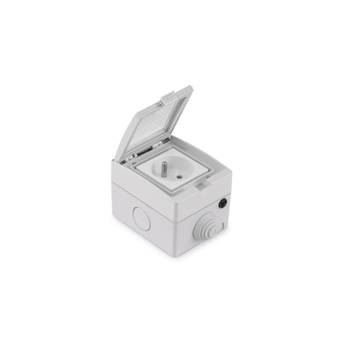 Konyks Pluviose FR – Prise extérieure Wi-Fi + BT 16A IP55 avec compteur – vue 3