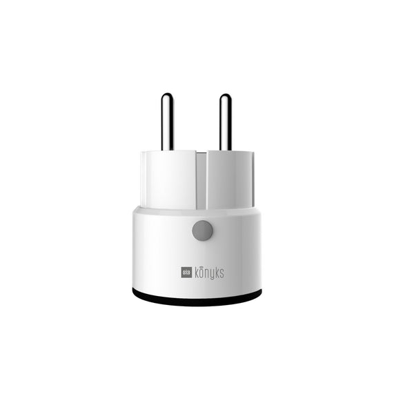 Konyks Priska MAX Black FR – Prise Intelligente Wi-Fi + BT FR, 16A avec suivi avancé de consommation – vue 1