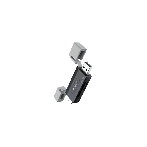 Lecteur de cartes SD/TF USB-A + USB-C 3.0 Devia Leopard Series – vue 1