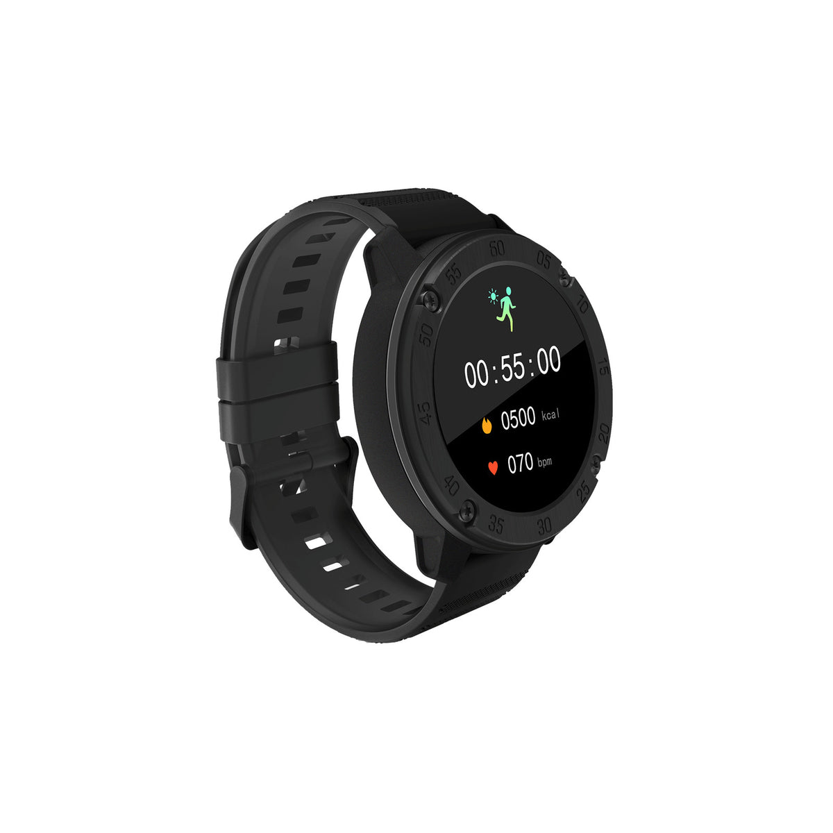 Montre connectée Blackview X5 (écran 1,3", IP68, 9 modes sport, cardio, sommeil) – noir – vue 2
